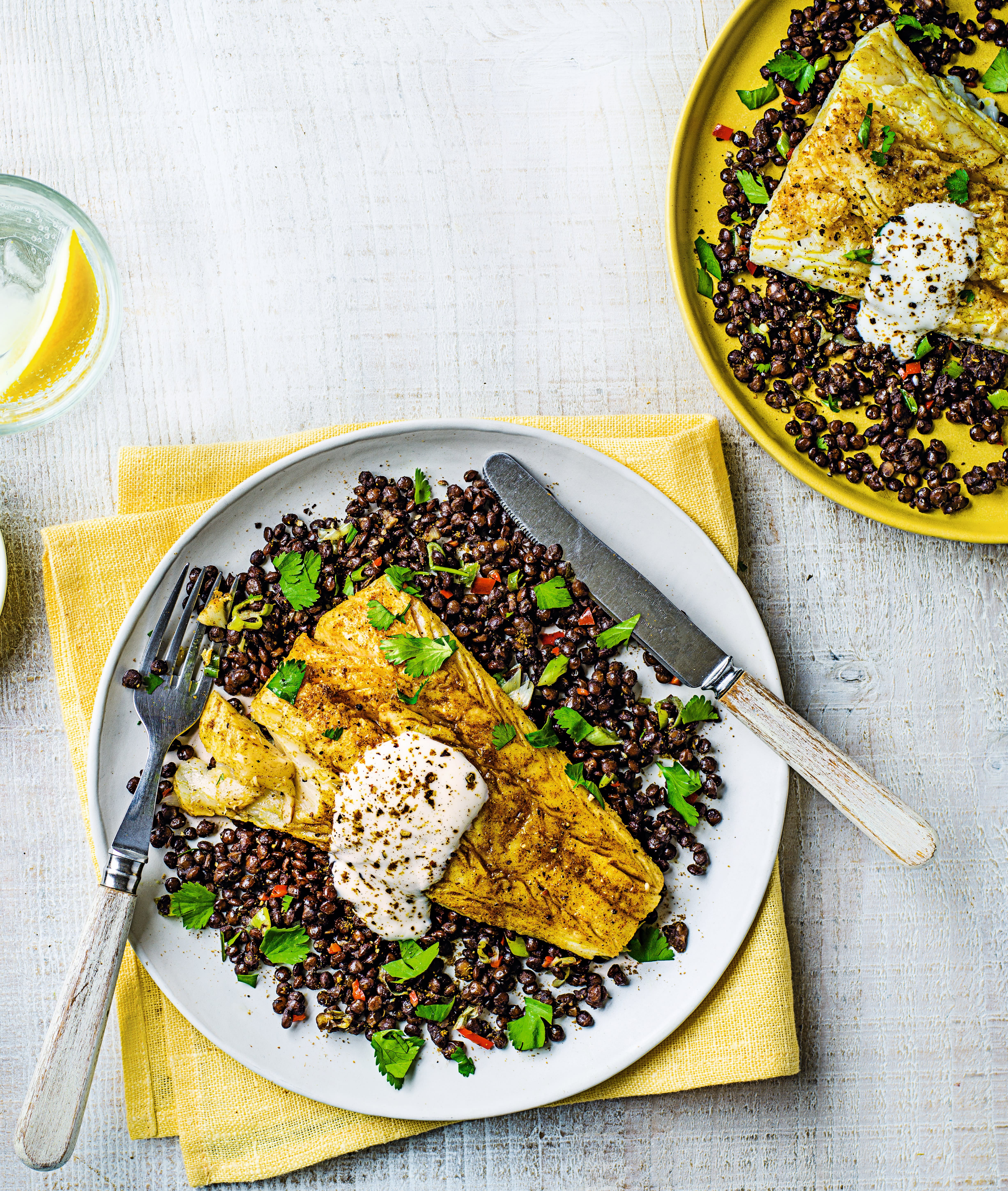 Photo of Spiced cod with Puy lentils by WW