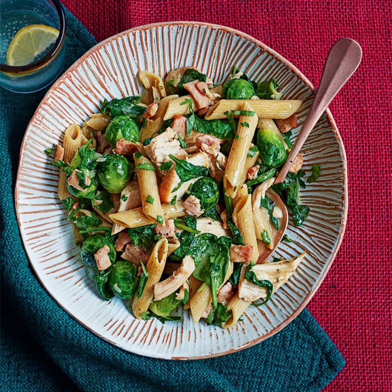 Photo of Penne with turkey, bacon & Brussels sprouts by WW