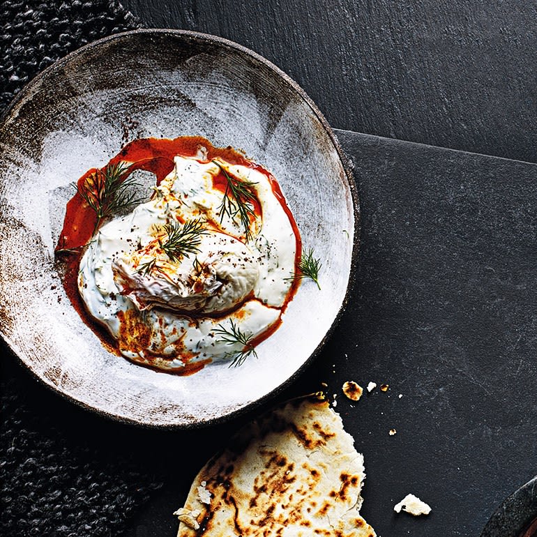 Photo of Turkish-style poached eggs with yogurt by WW
