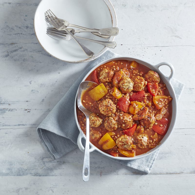 Photo of Moroccan meatball, pepper and apricot tagine by WW
