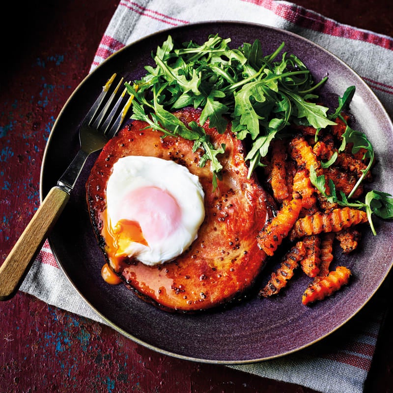 Photo of Gammon, egg & butternut squash chips by WW
