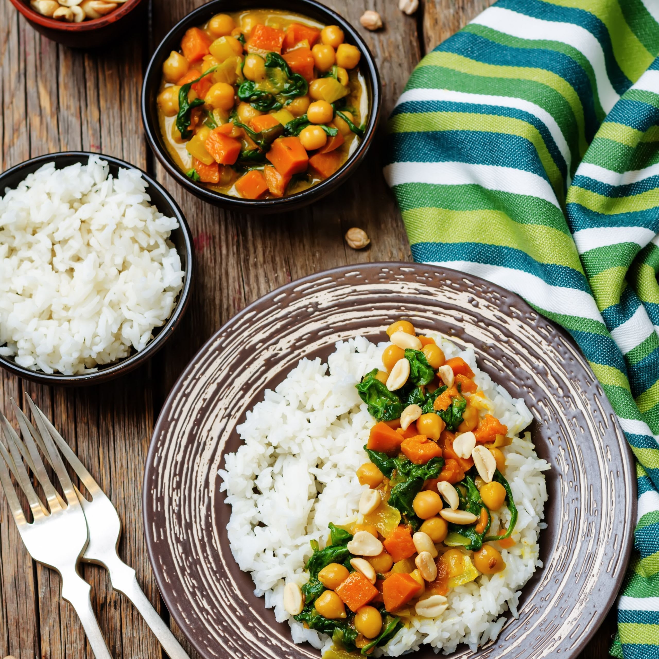 Photo of Sweet potato & chickpea curry - spice pots by WW