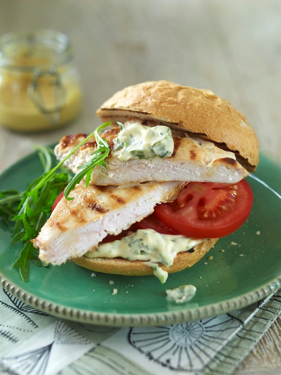 Photo of Chicken salad sandwich with herby lemon mayo by WW