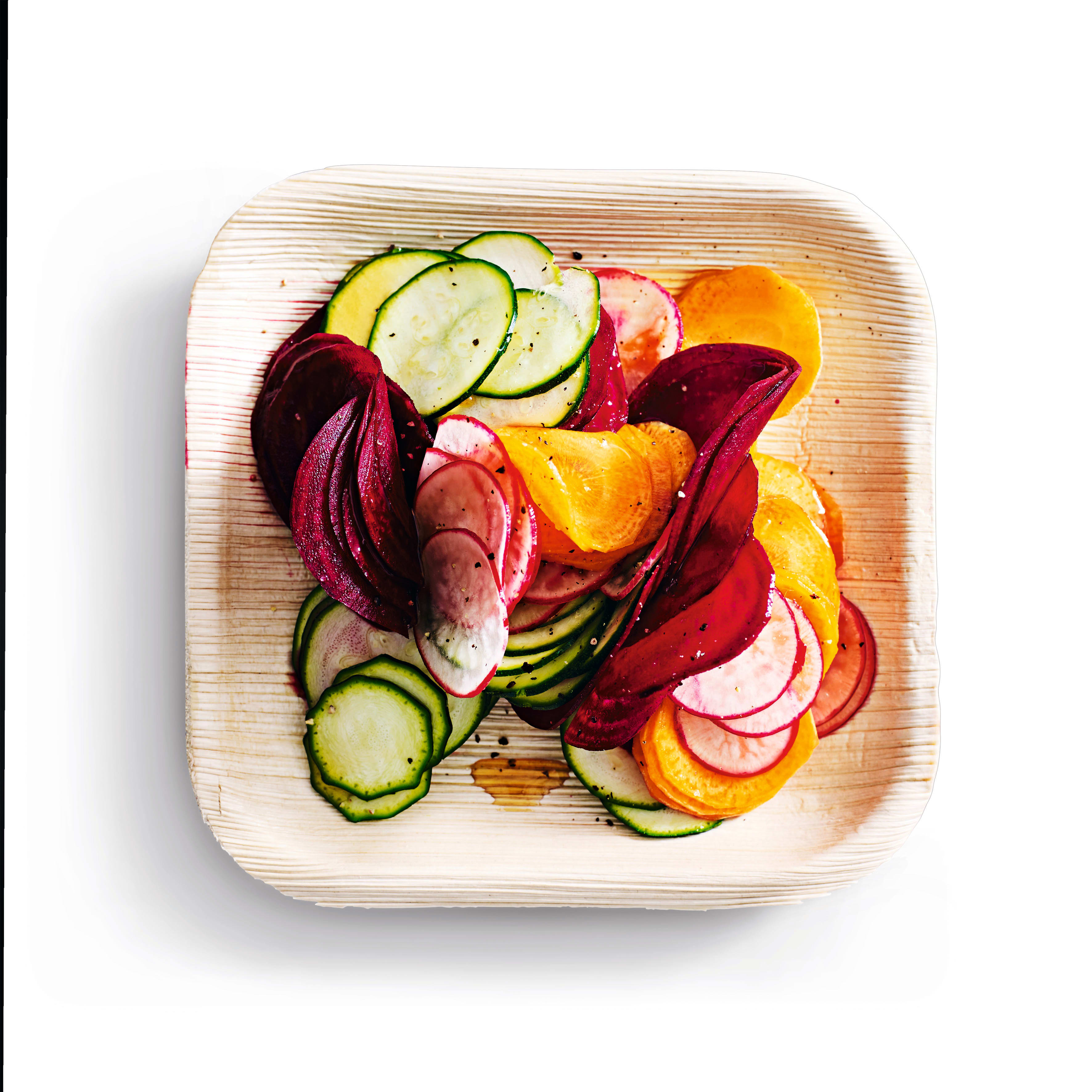 Photo of Raw rainbow vegetable salad by WW