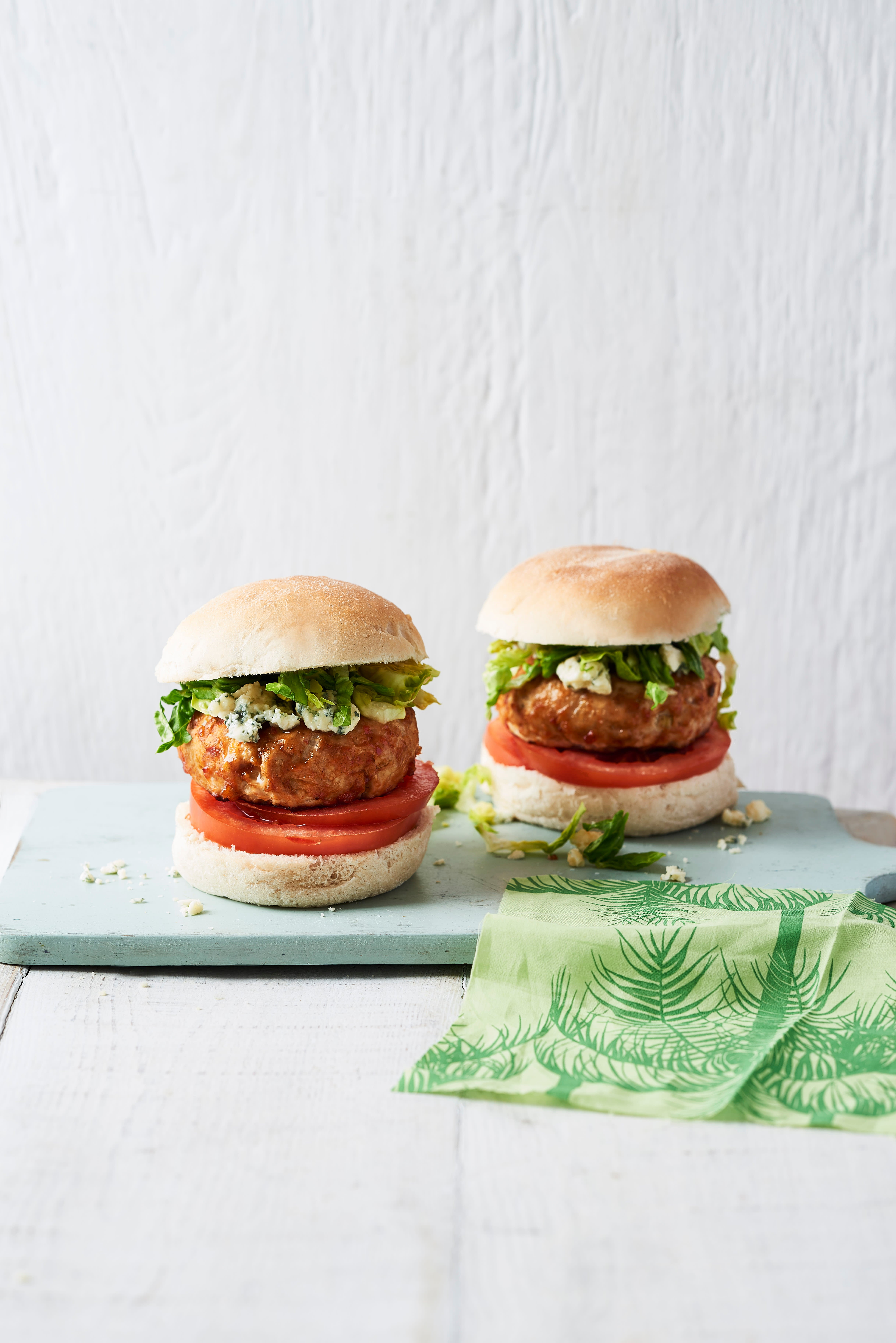 Photo of Chicken burgers with blue cheese by WW