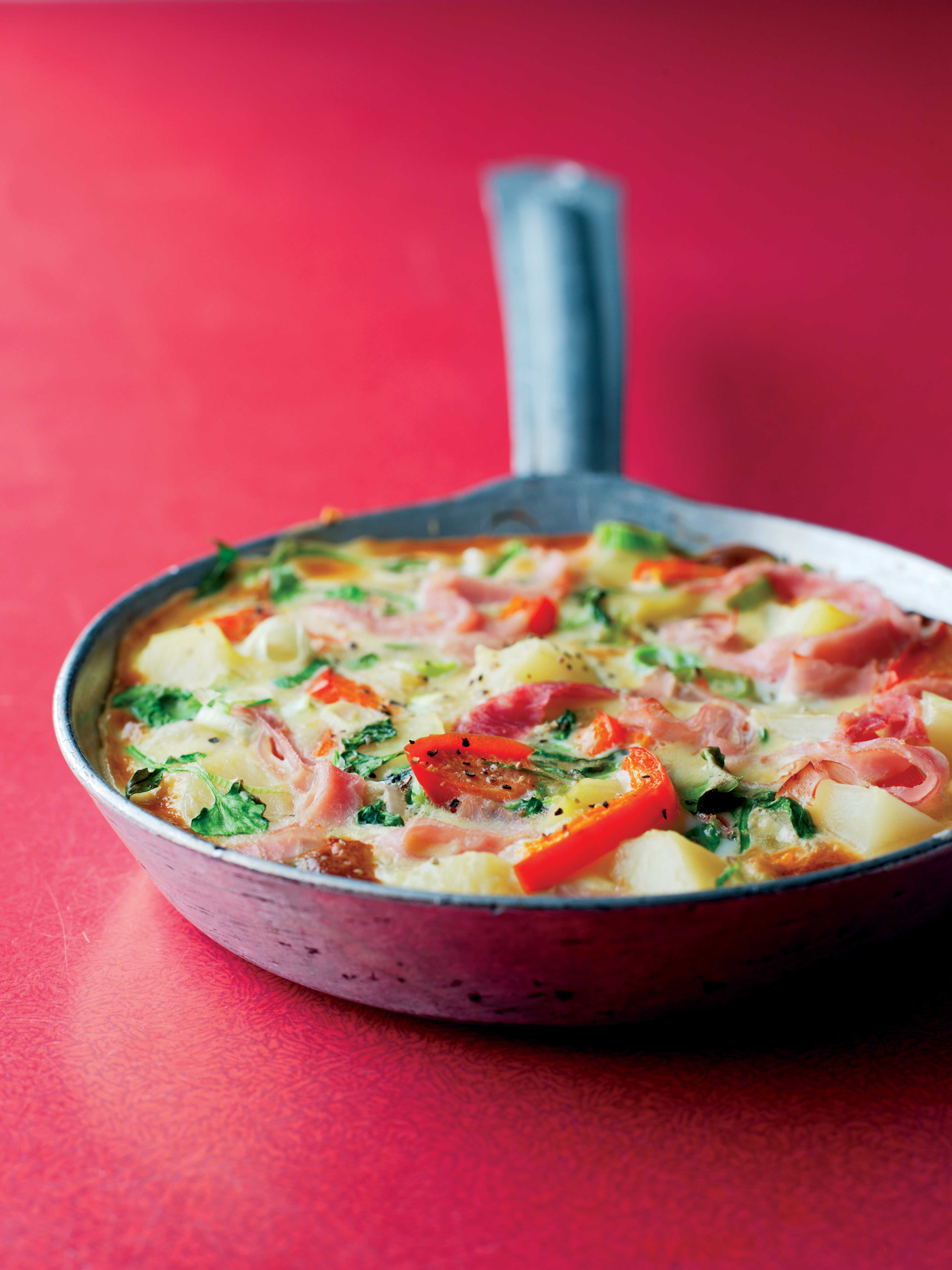 Photo of Tortilla with ham, pepper & watercress by WW