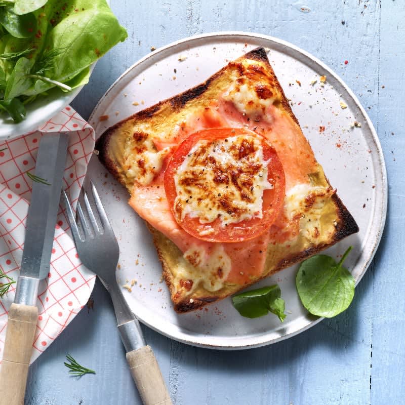 Photo of Croque-monsieur with salmon by WW