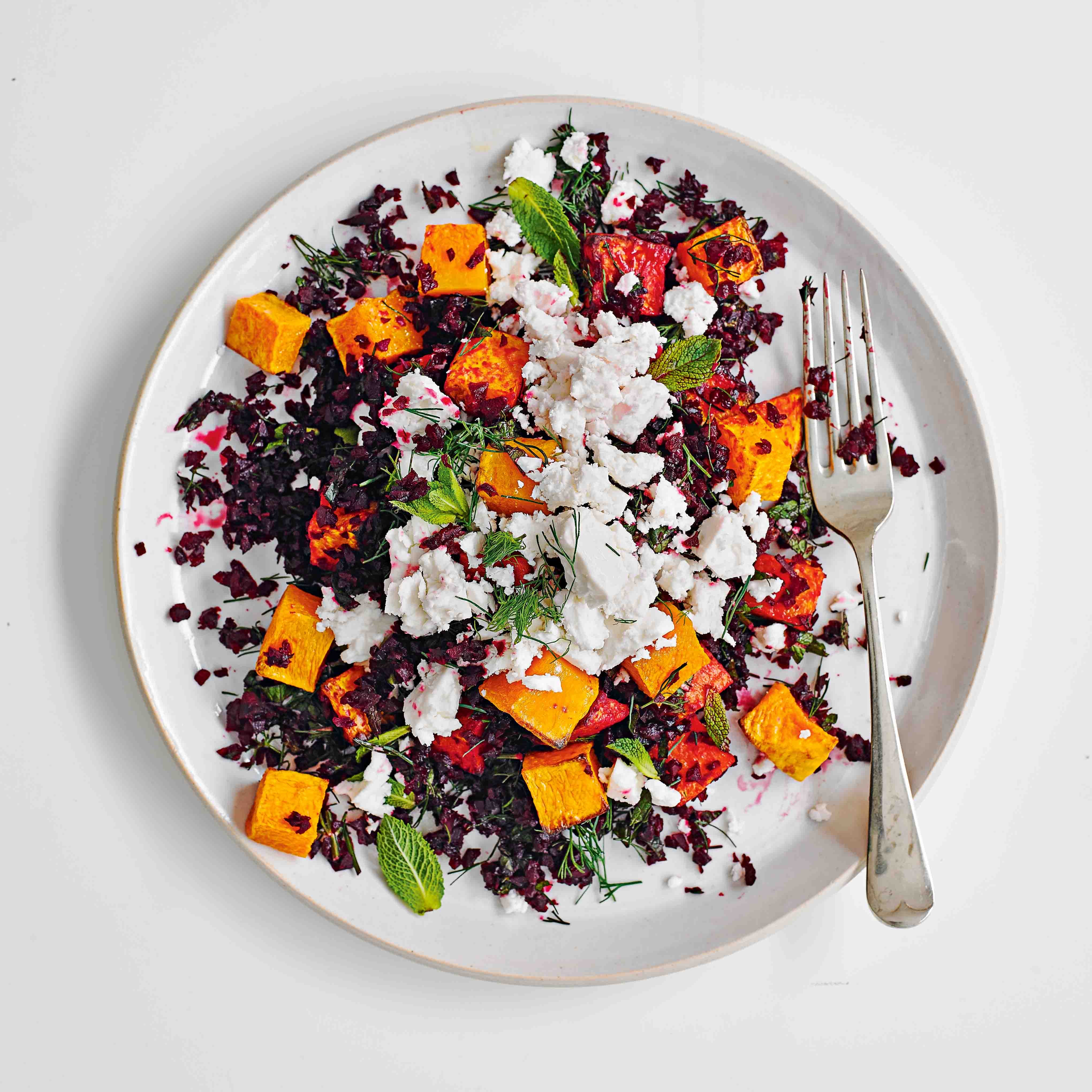 Photo of Beetroot couscous with roast squash & feta by WW