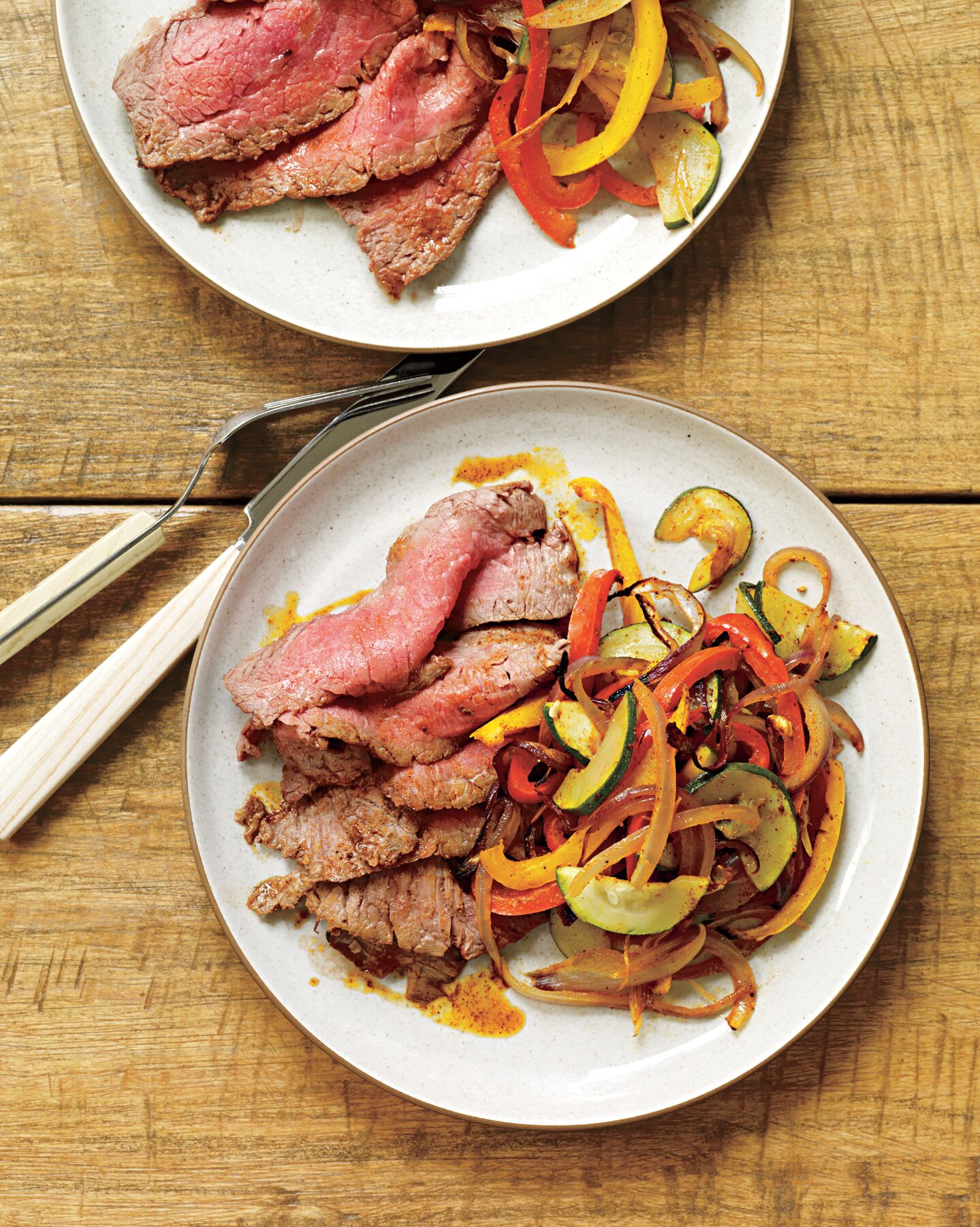 Photo of Spice rubbed steak with fajita vegetables by WW
