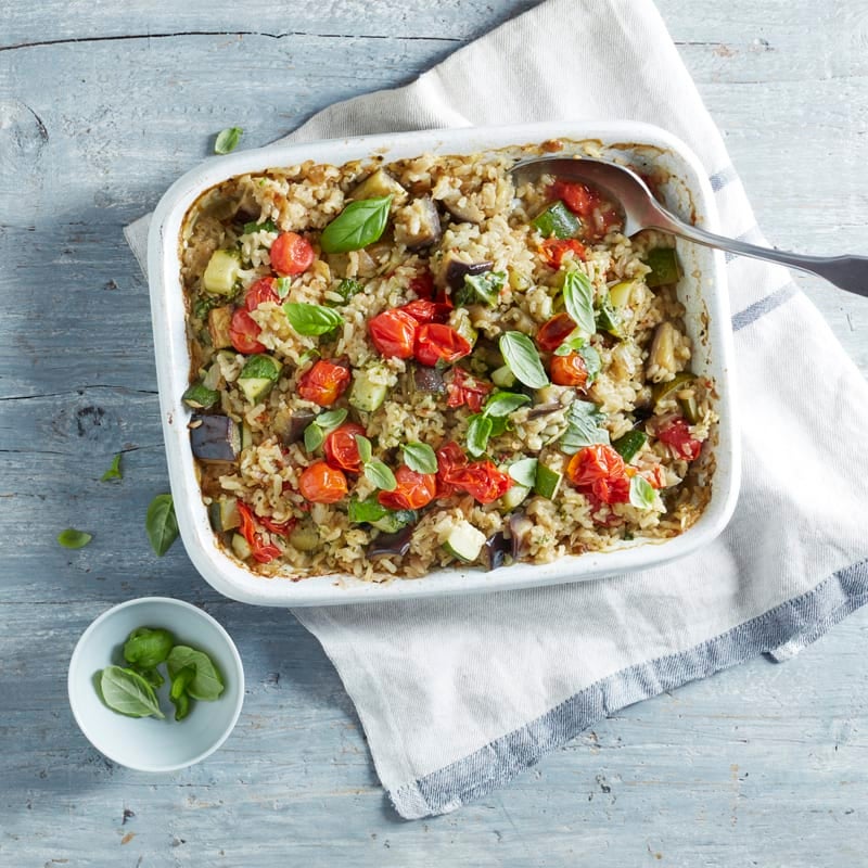 Photo of Oven-baked ratatouille risotto by WW