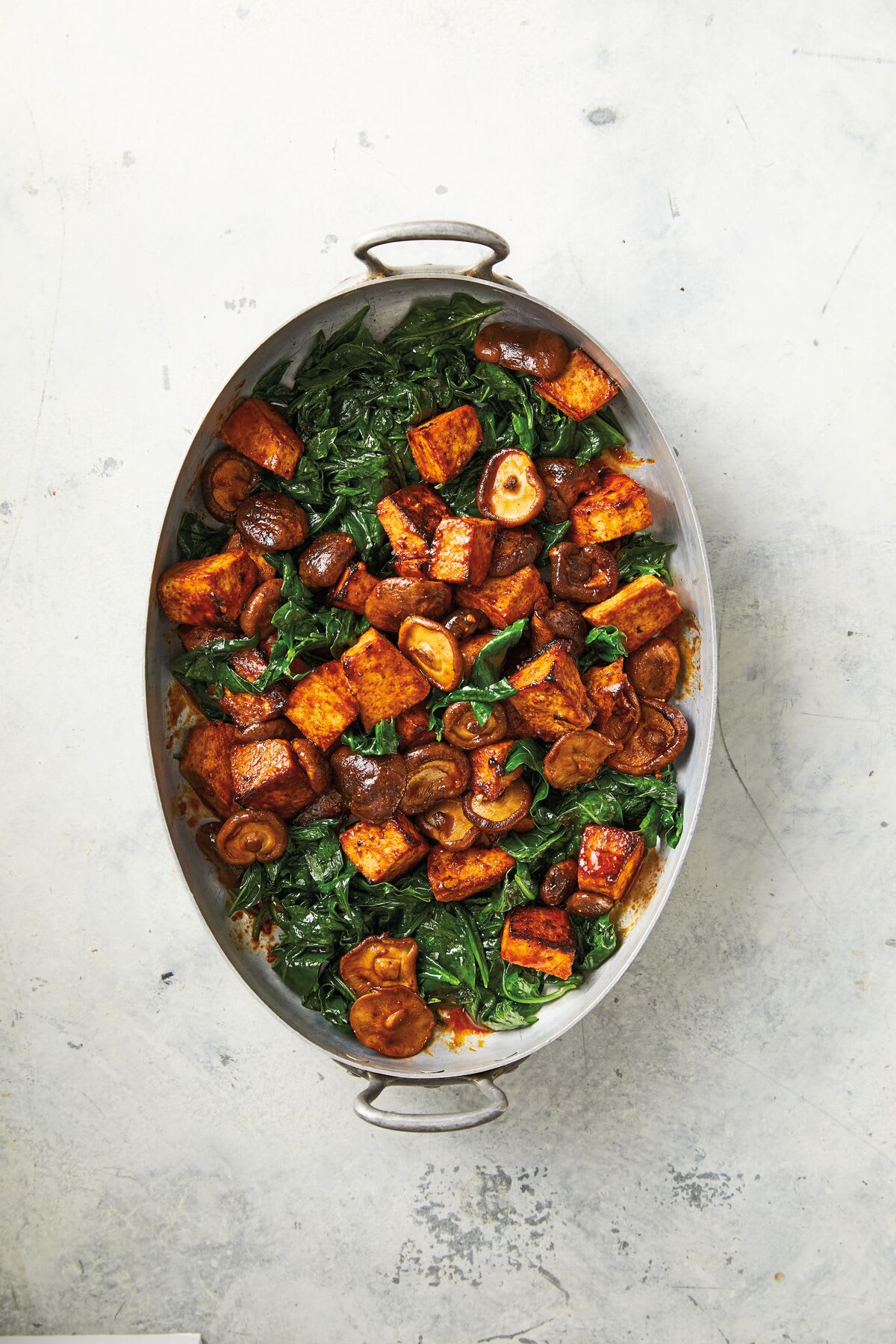 Photo of Gochujang tofu with mushrooms & spinach by WW