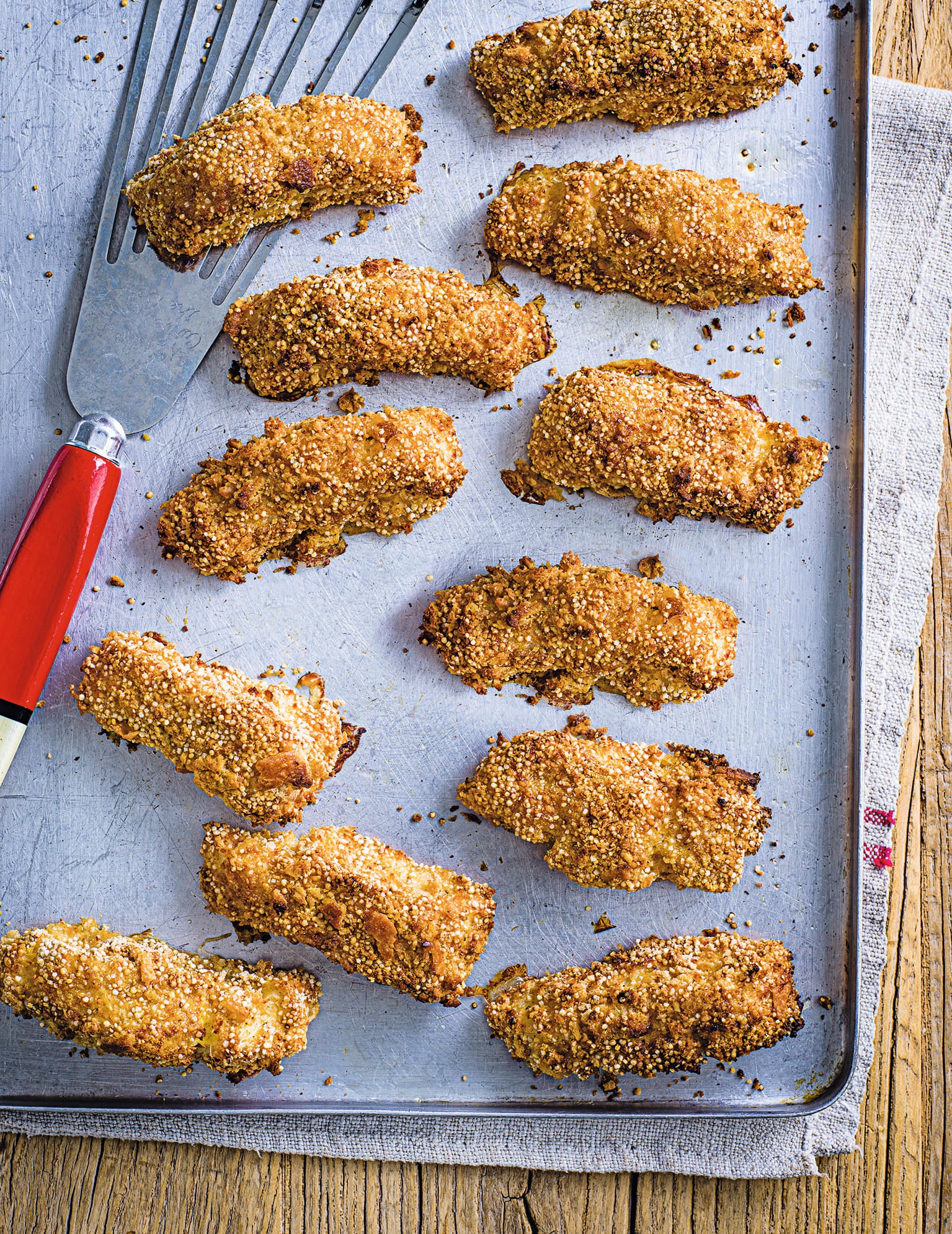 Photo of Quinoa-crusted fish goujons by WW