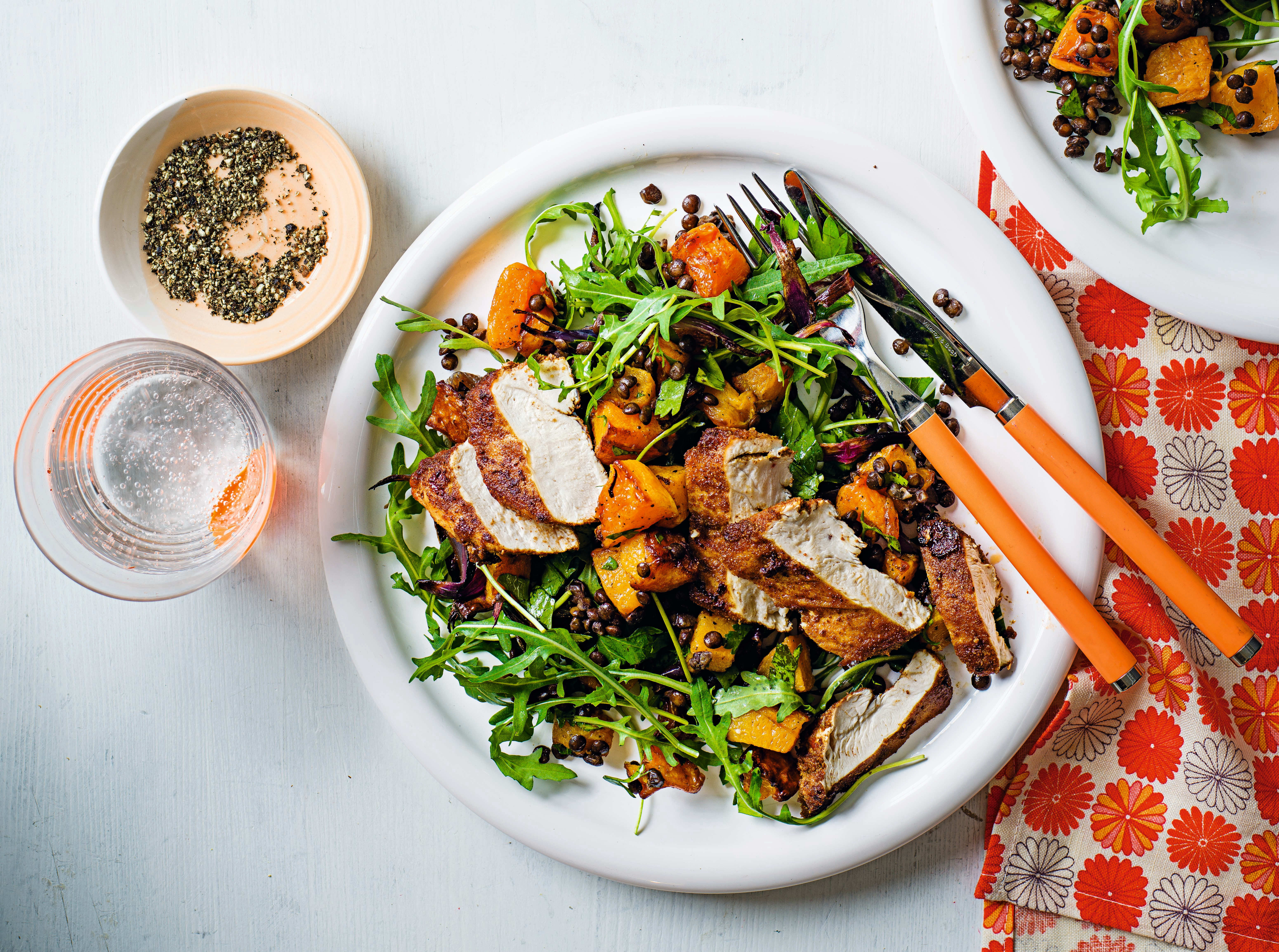 Photo of Spiced chicken, lentil & squash salad by WW