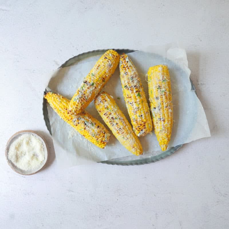 Photo of Corn on the cob with Parmesan by WW