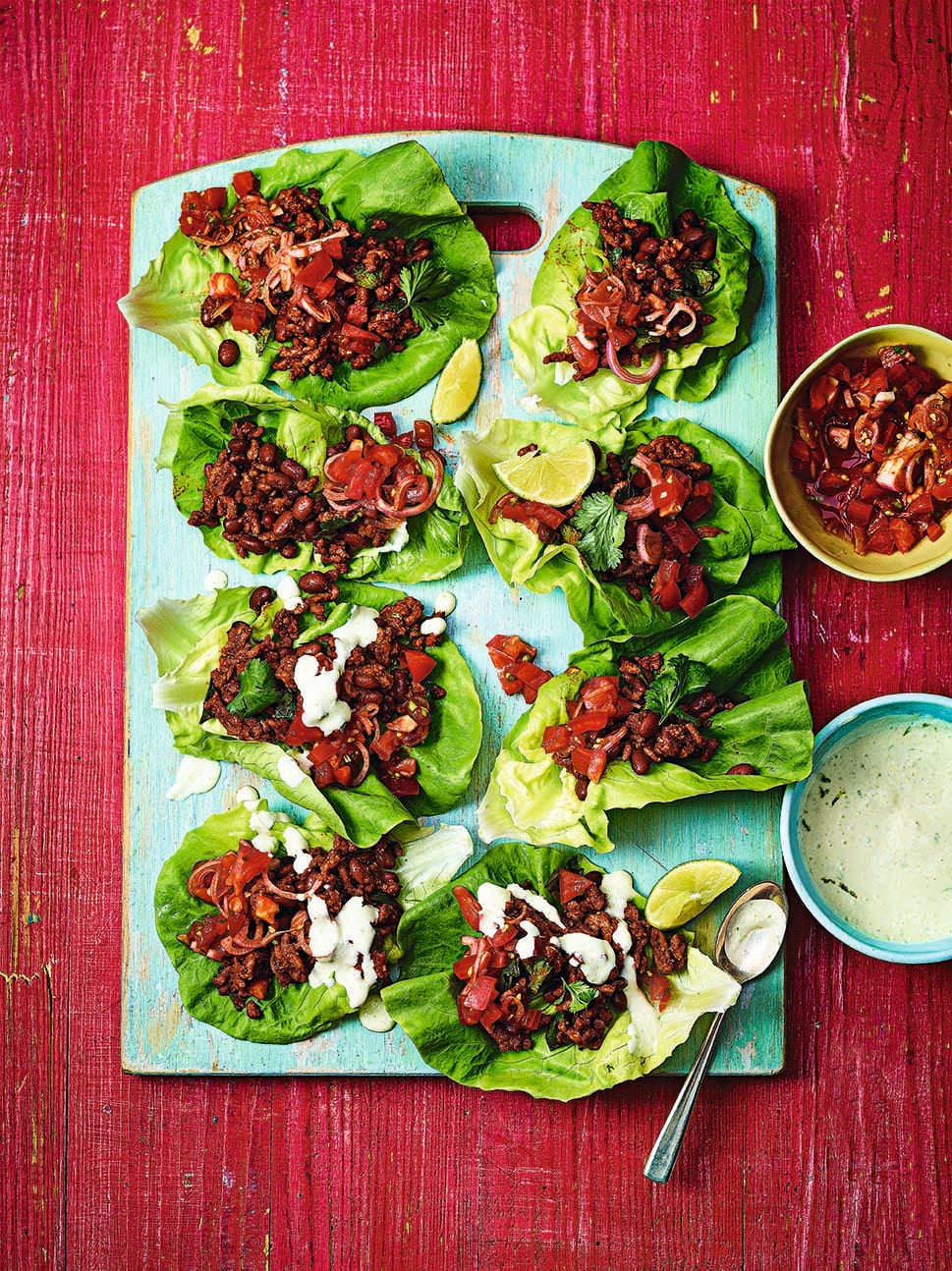 Photo of Lettuce cup beef tacos with jalapeño sauce by WW