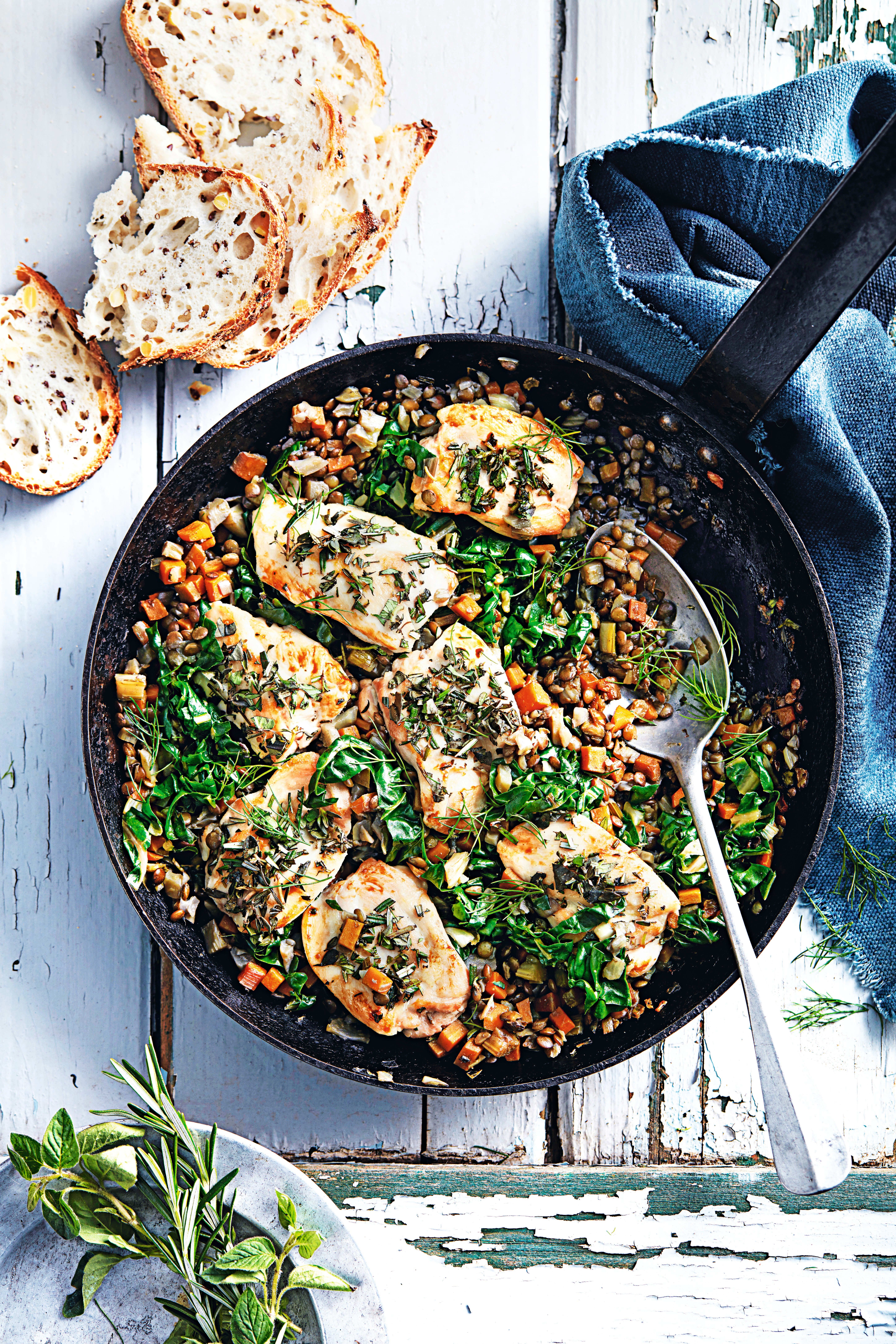 Photo of Braised chicken & lentils by WW