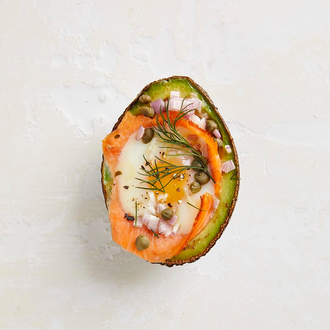 Photo of Avocado baked eggs with smoked salmon by WW