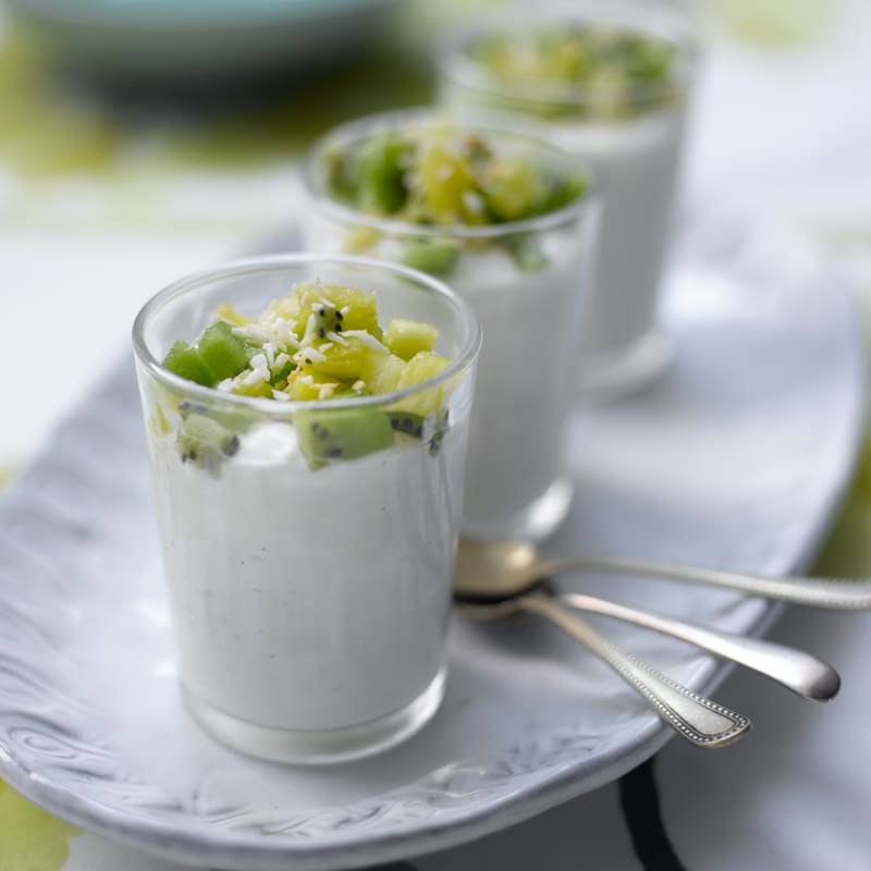 Photo of Coconut, kiwi & pineapple pudding by WW