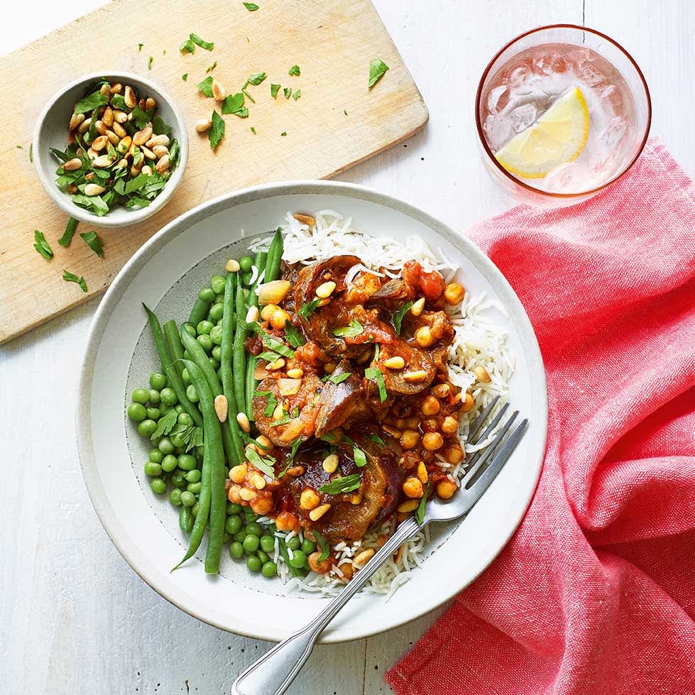 Photo of Spiced aubergine & chickpea medley by WW