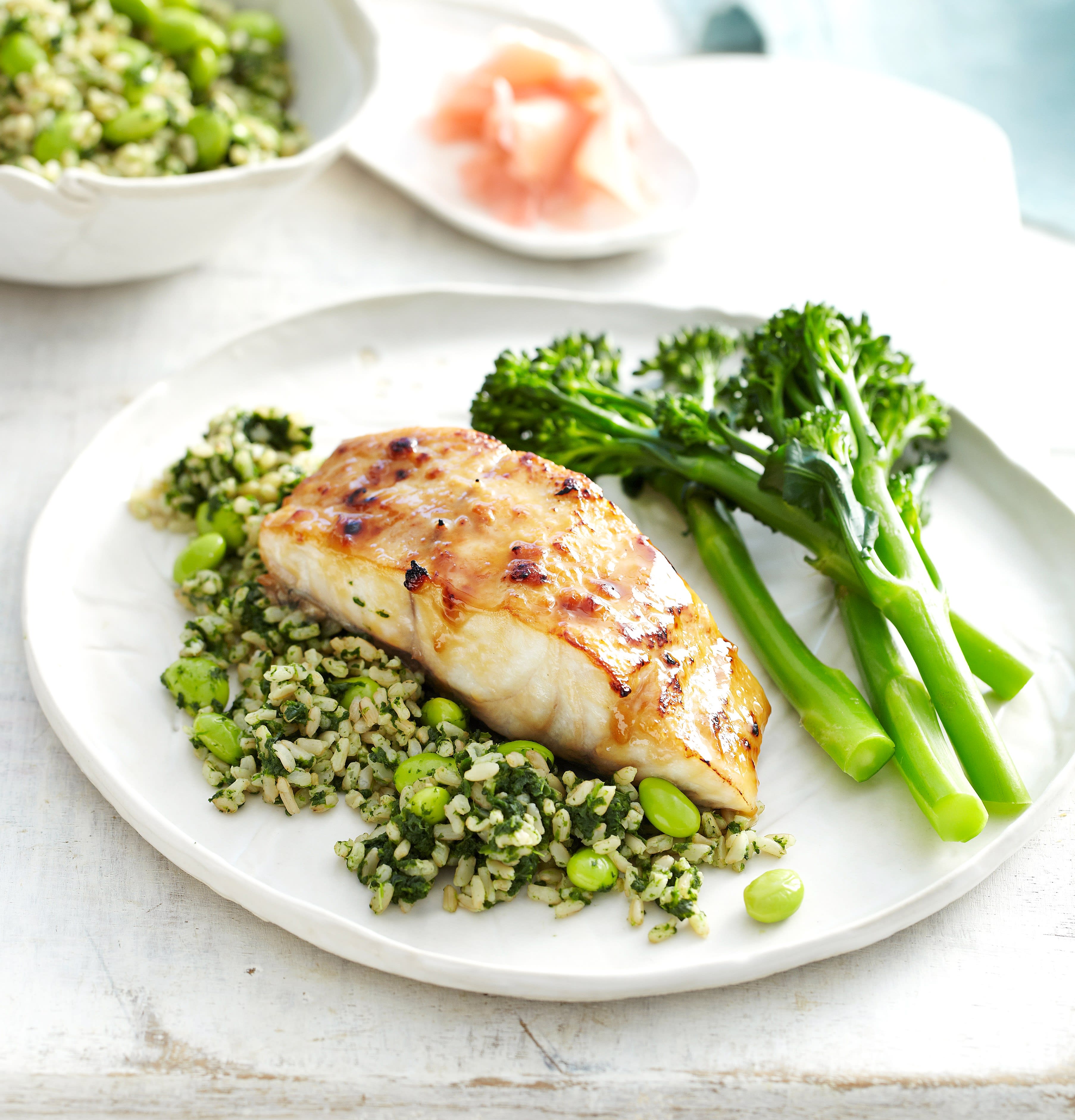 Photo of Miso fish with spinach rice by WW