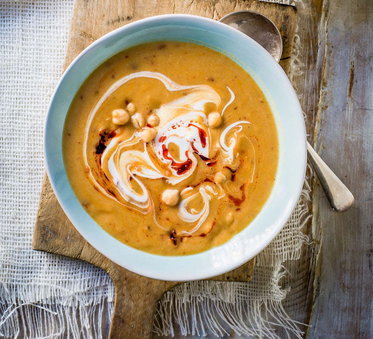Photo of Spicy lentil & chickpea soup by WW