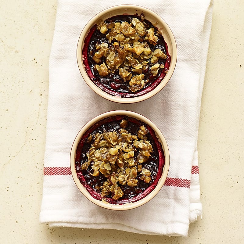 Photo of Individual mixed berry crumbles by WW