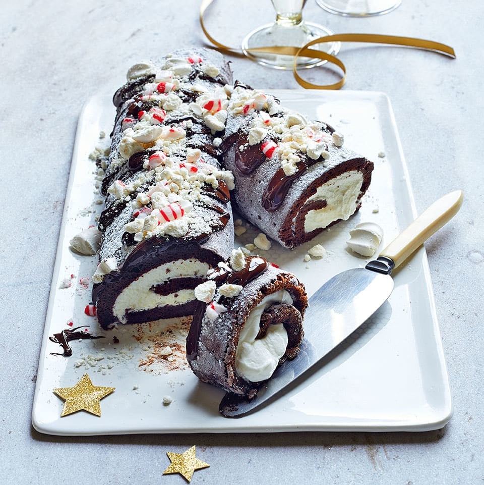Photo of Snow capped chocolate yule log by WW