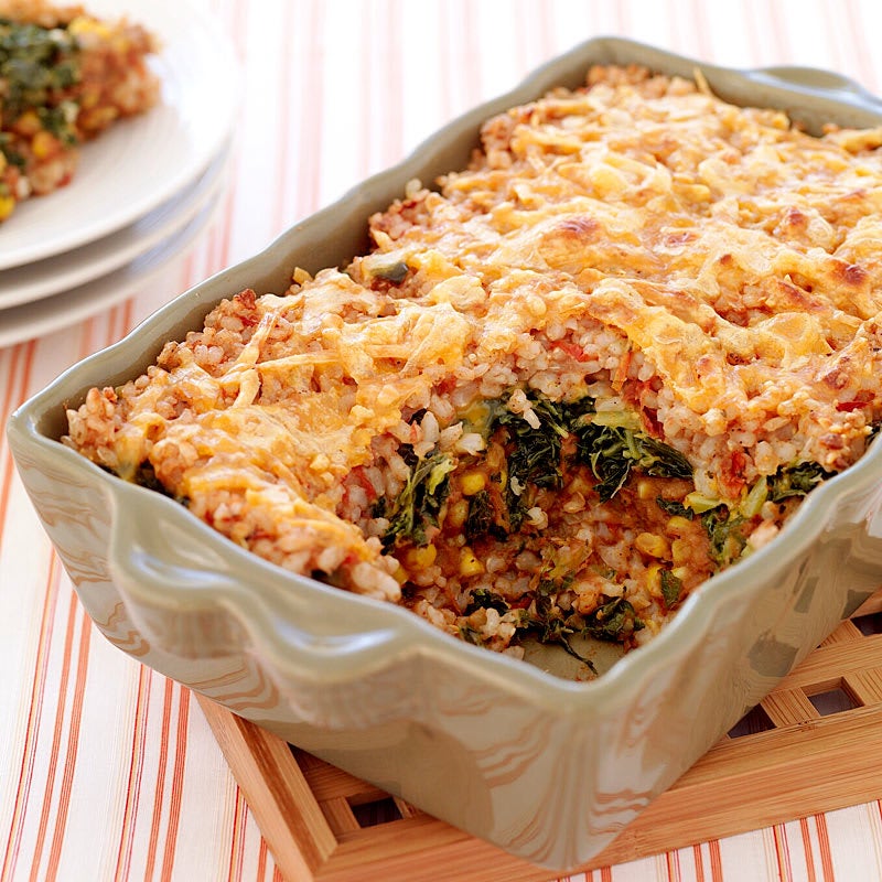 Photo of Mexican-style brown rice casserole by WW