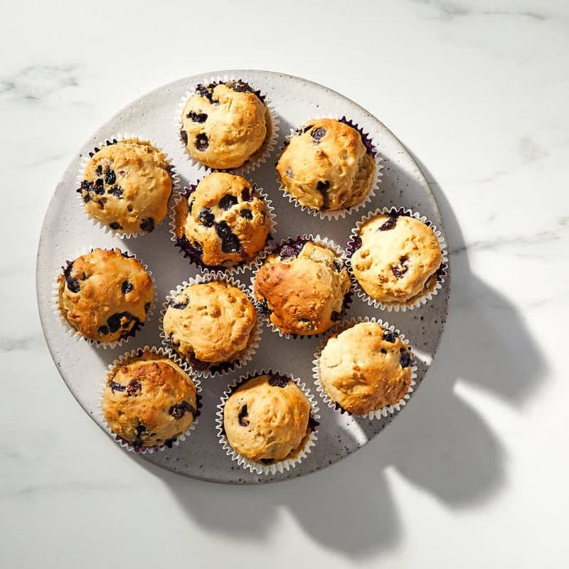 Photo of No added sugar blueberry muffins by WW