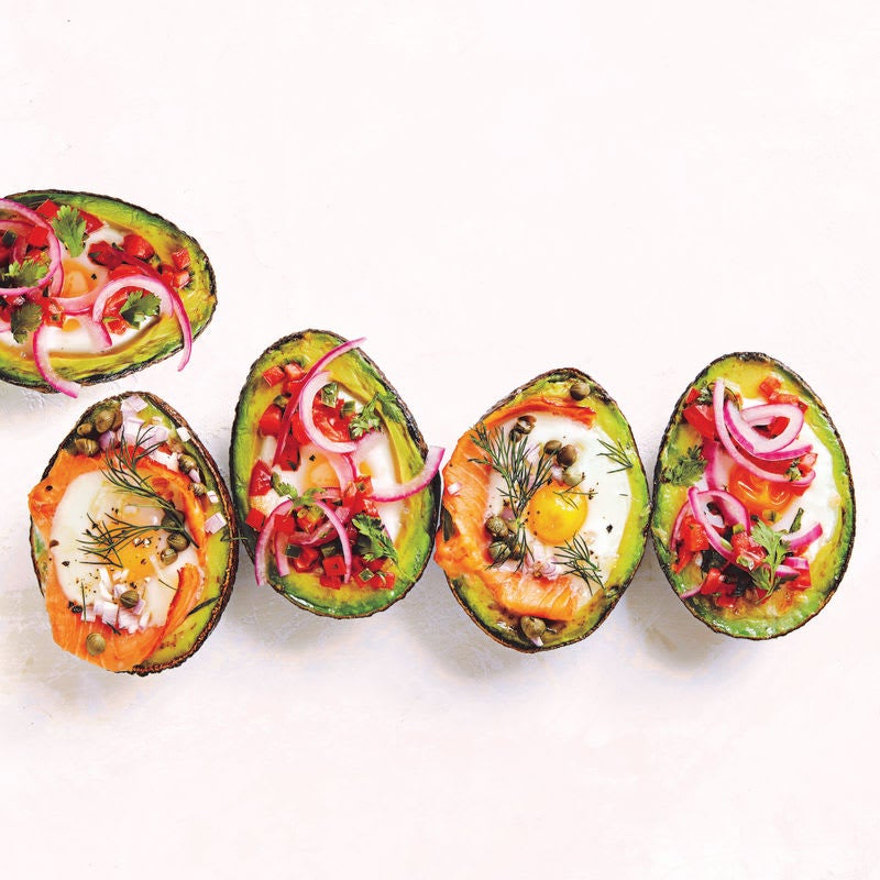Photo of Avocado baked eggs with tomato salsa by WW