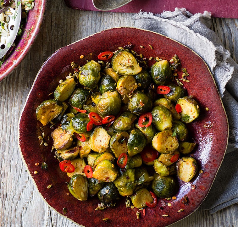 Photo of Chilli roasted Brussels sprouts by WW