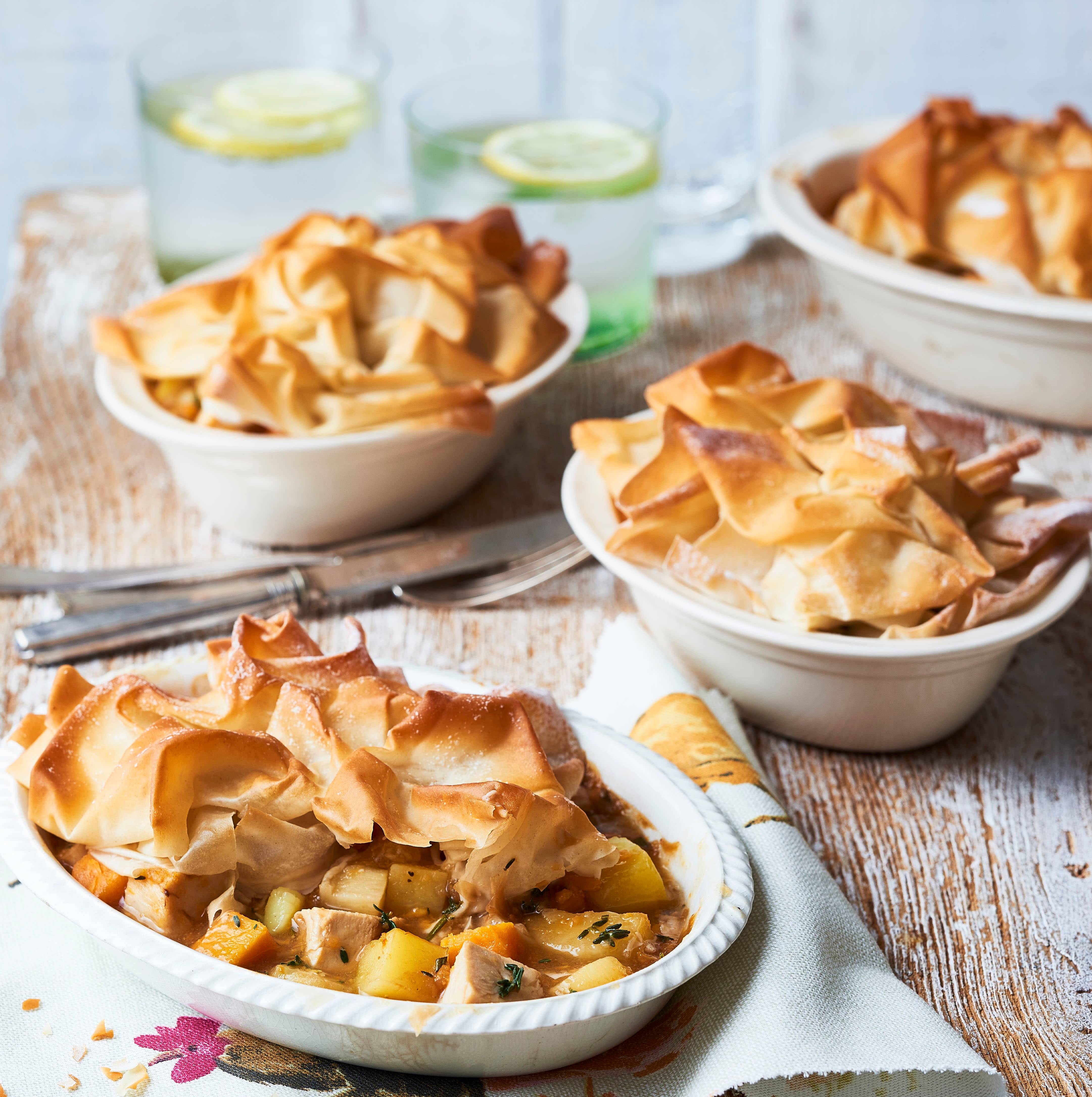 Photo of Individual chicken pies with winter roasted veg by WW