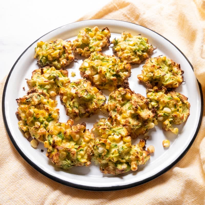 Photo of Air-fryer courgette & feta fritters by WW