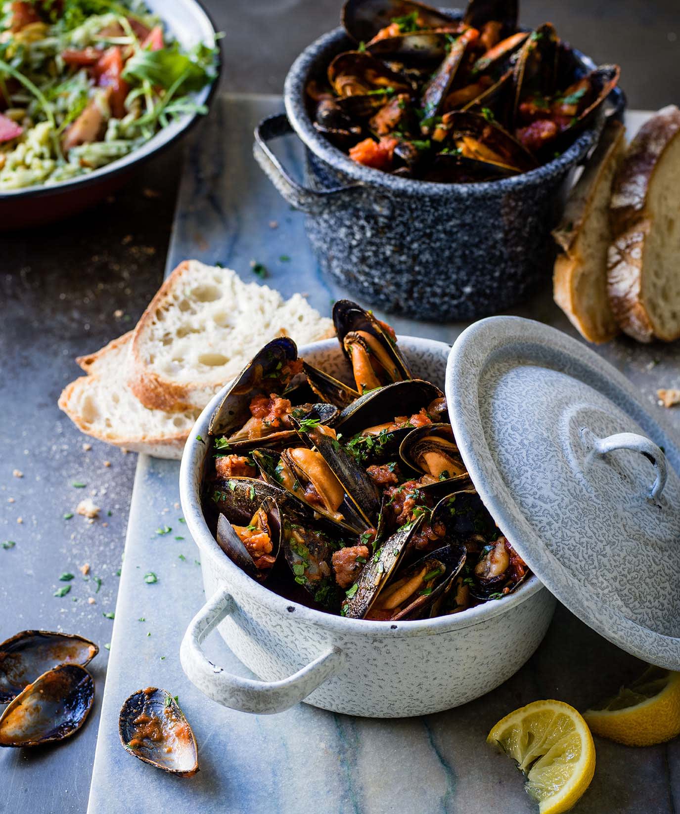 Photo of Spanish-style mussels by WW
