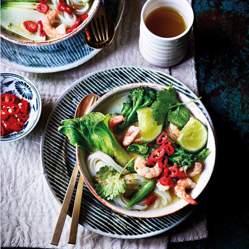 Photo of Thai prawn curry with noodles by WW