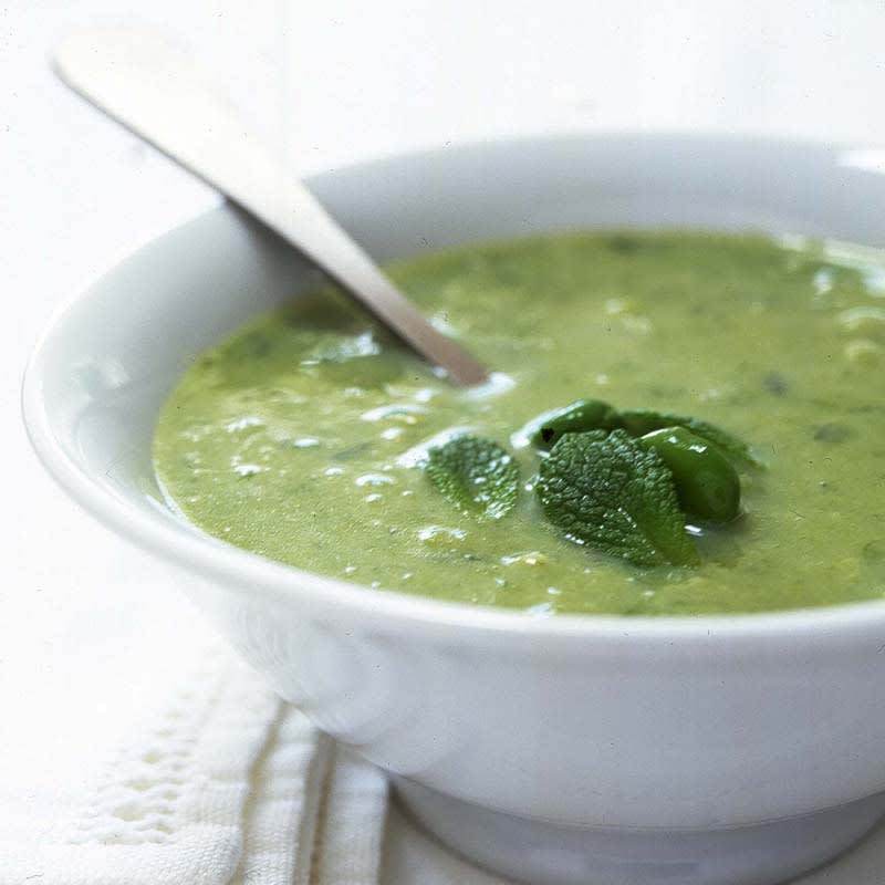 Photo of Broad bean & mint soup by WW
