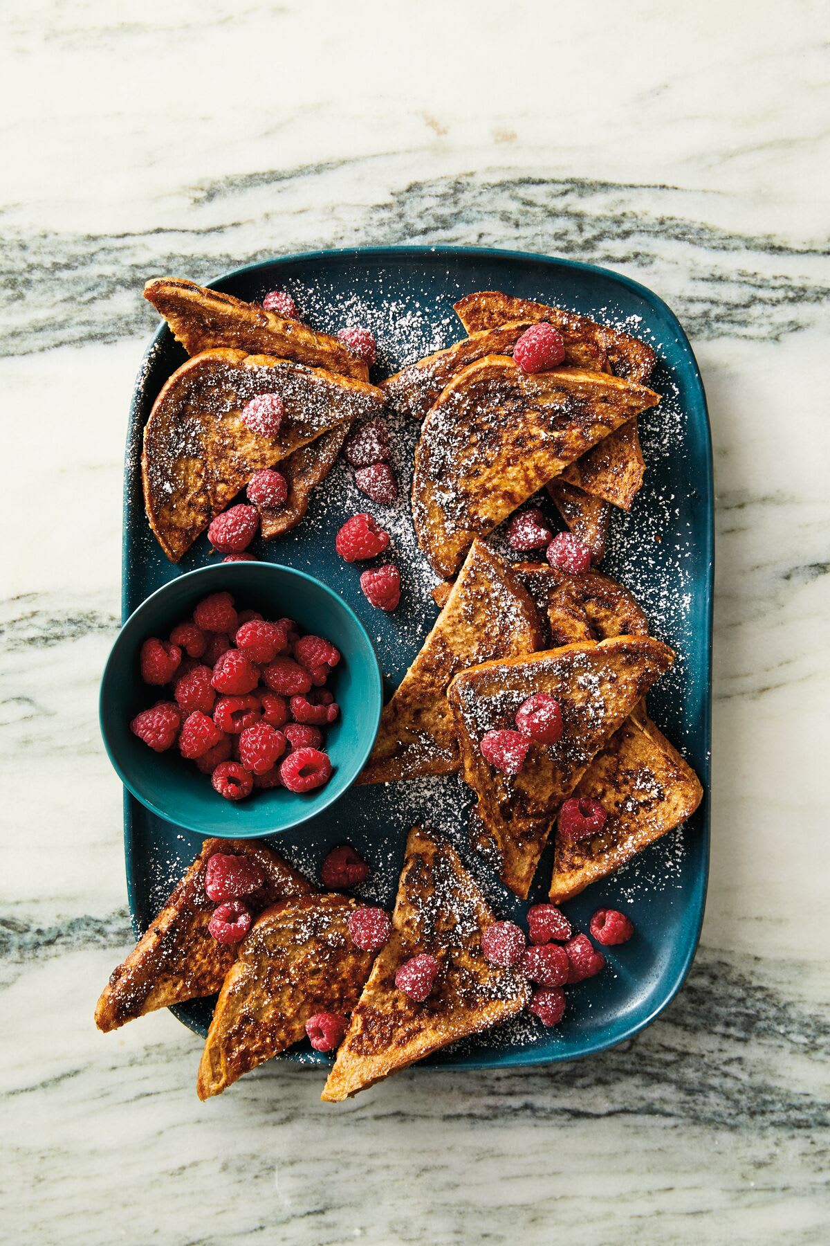 Photo of Cinnamon French toast with raspberries by WW