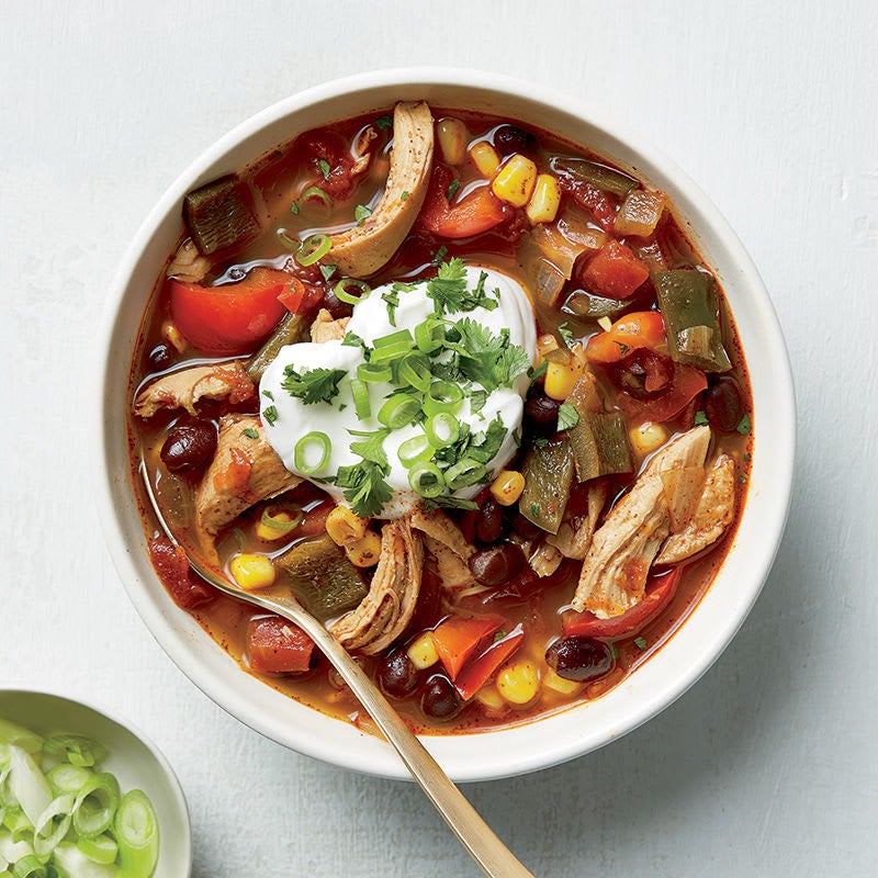 Photo of Pulled chicken & black bean soup by WW