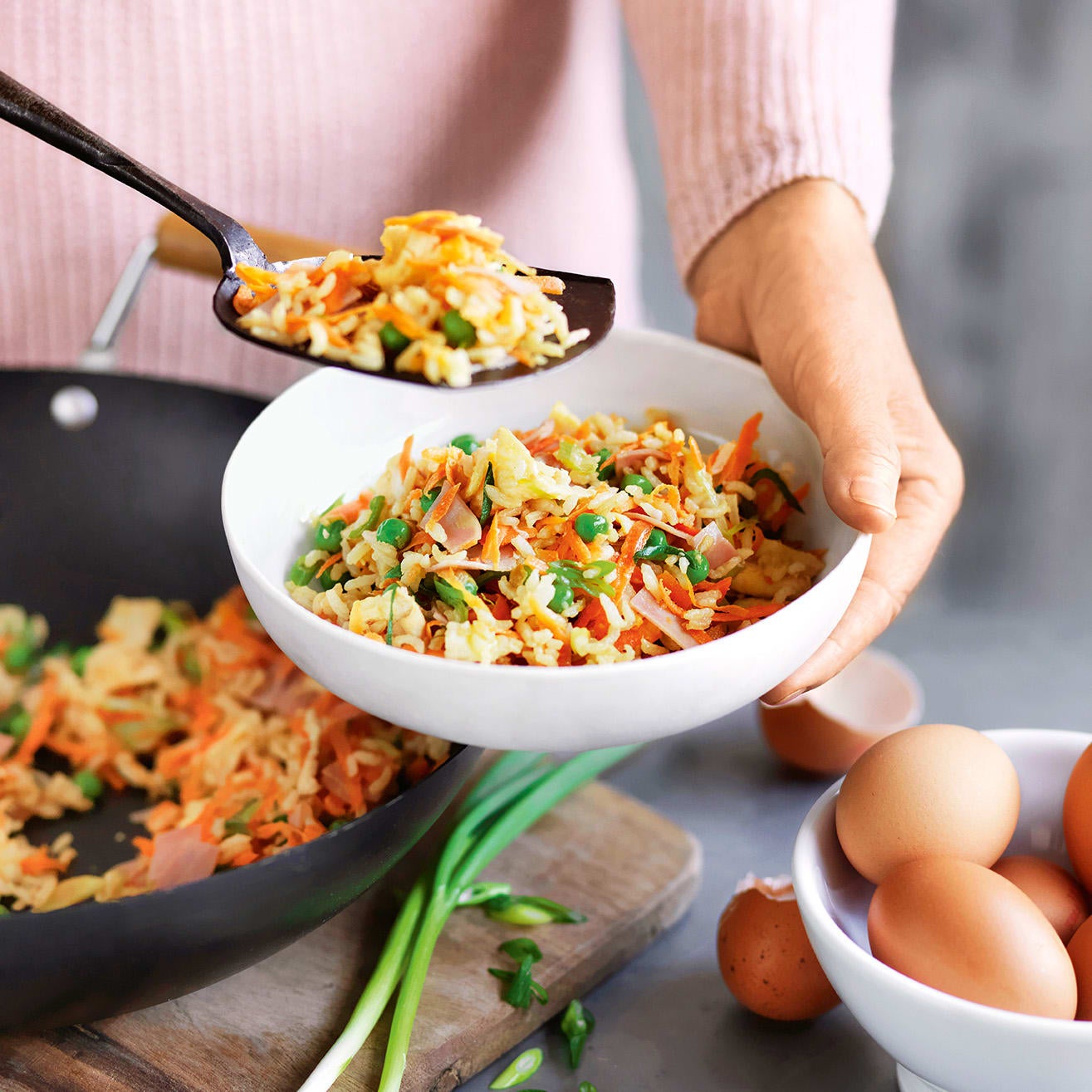 Photo of Simple egg fried rice by WW