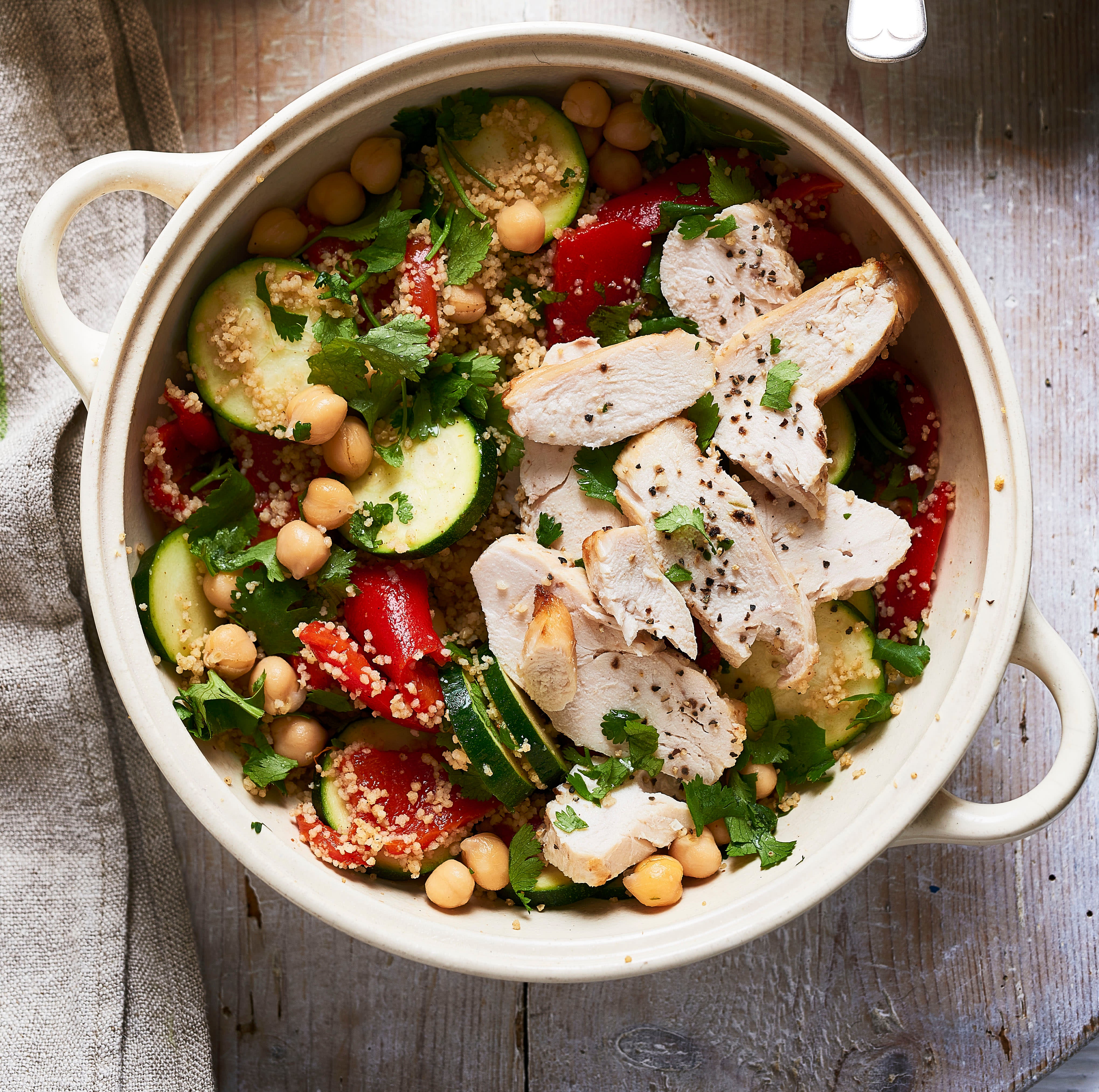 Photo of Moroccan chicken & couscous salad by WW