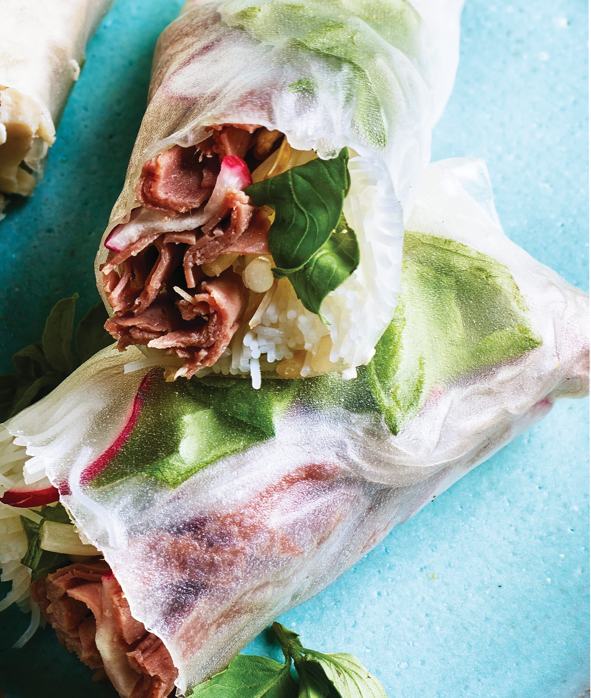 Photo of Beef & radish summer rolls with dipping sauce by WW
