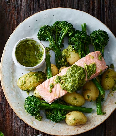 Photo of Salmon with salsa verde by WW