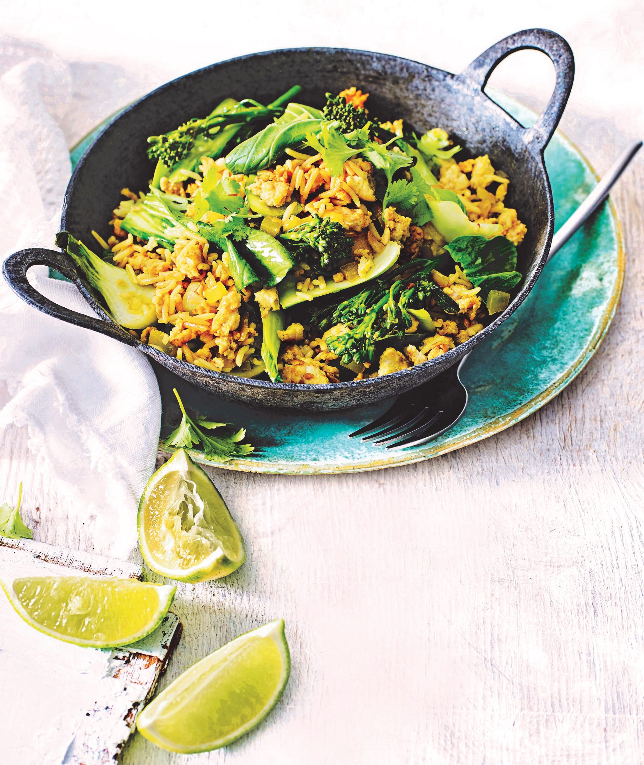 Photo of Turmeric spiced rice with chicken & greens by WW