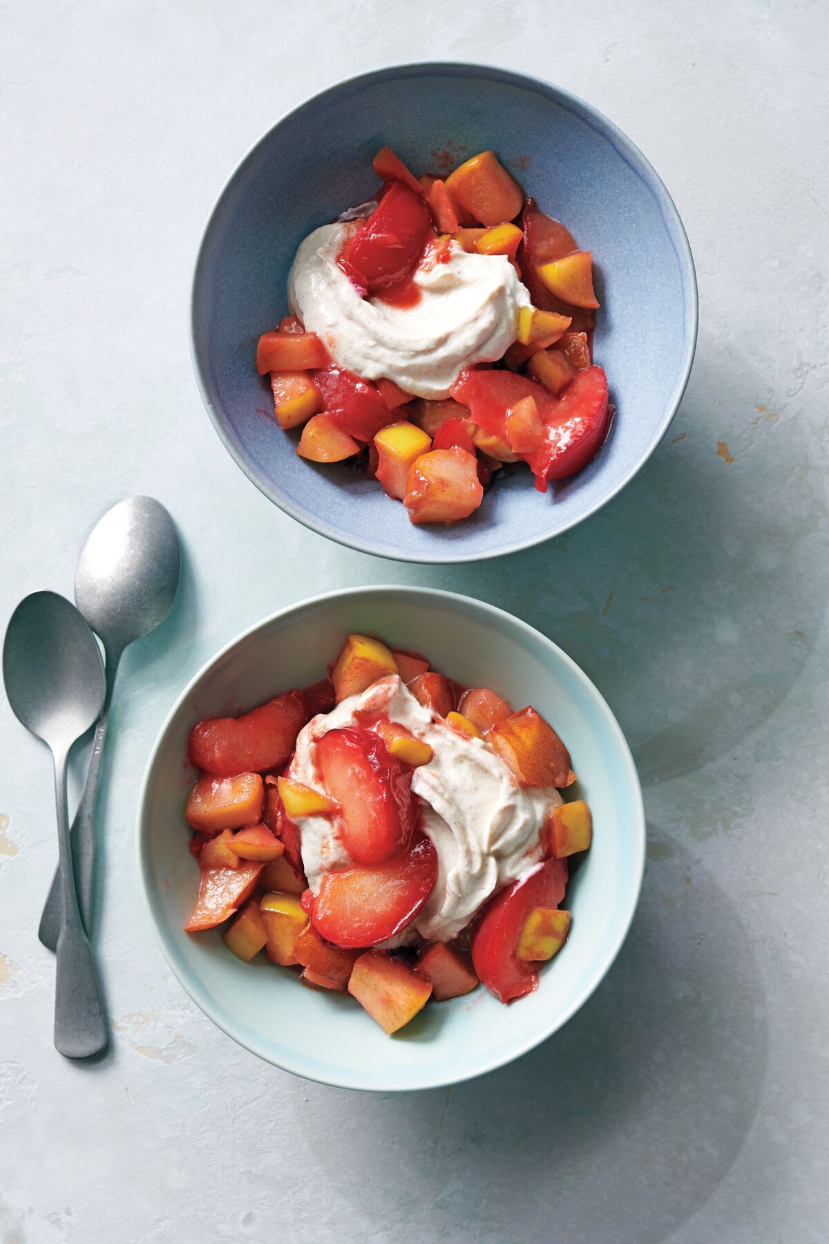 Photo of Autumn fruit with maple-yogurt topping by WW