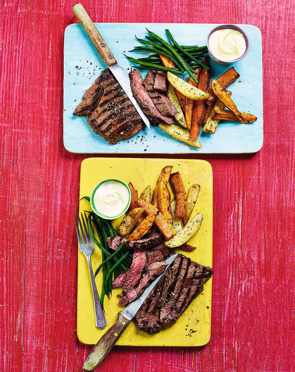 Photo of Griddled rump steak with chips & mustard mayo by WW