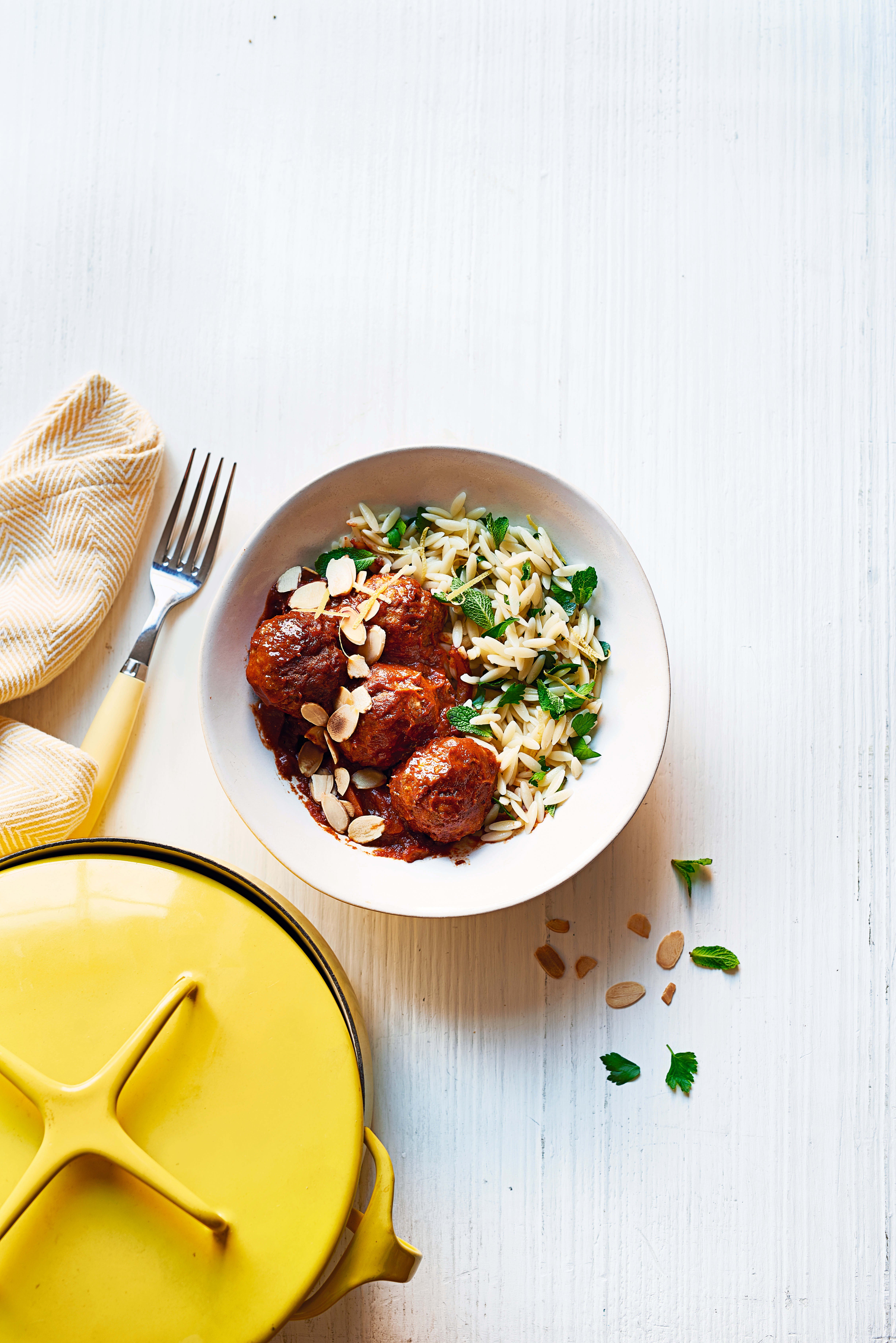 Photo of Moroccan meatballs with orzo by WW