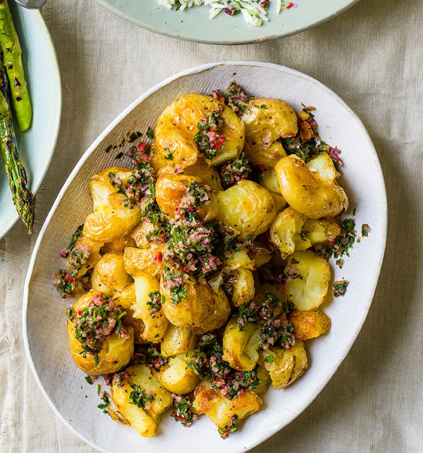 Photo of Smashed potatoes with chimichurri by WW