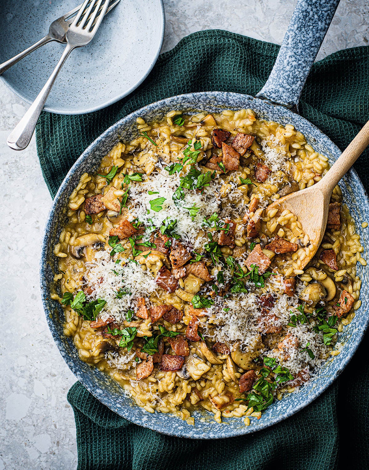 Photo of Bacon & mushroom risotto by WW