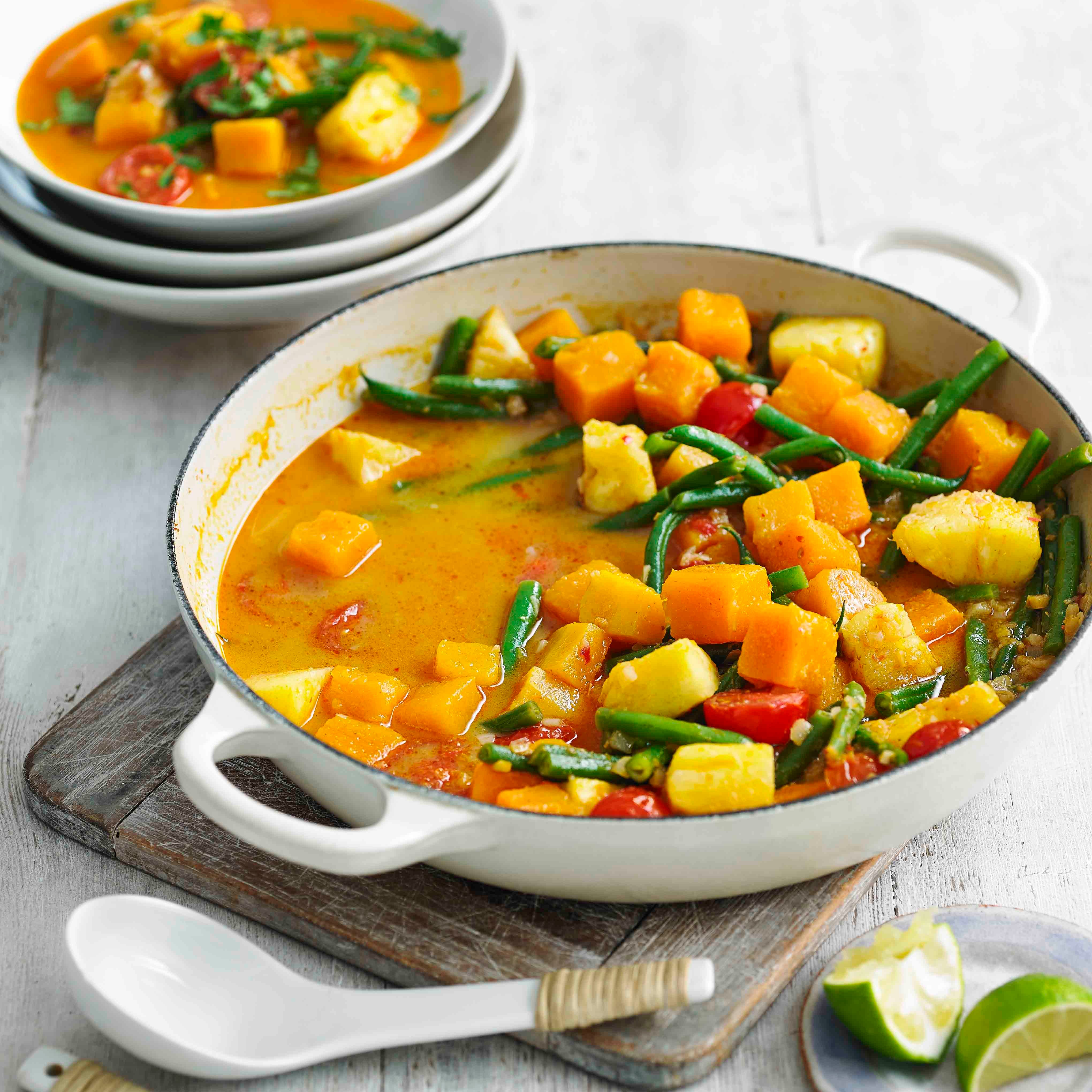 Photo of Creamy Thai vegetable curry by WW
