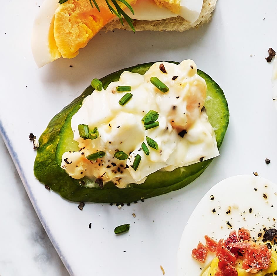 Photo of Egg salad on cucumber by WW